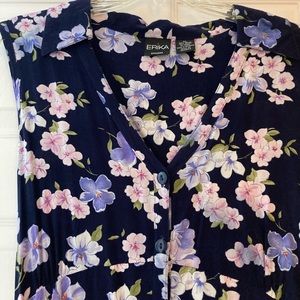 Ladies floral print dress